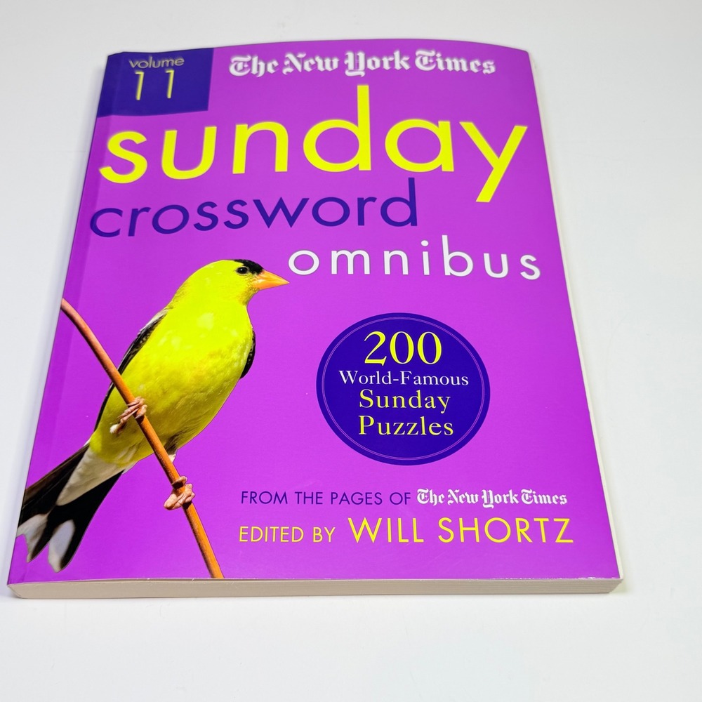 New York Times Sunday Crossword Omnibus Volume 11 Will Shortz 200 Puzzles Book